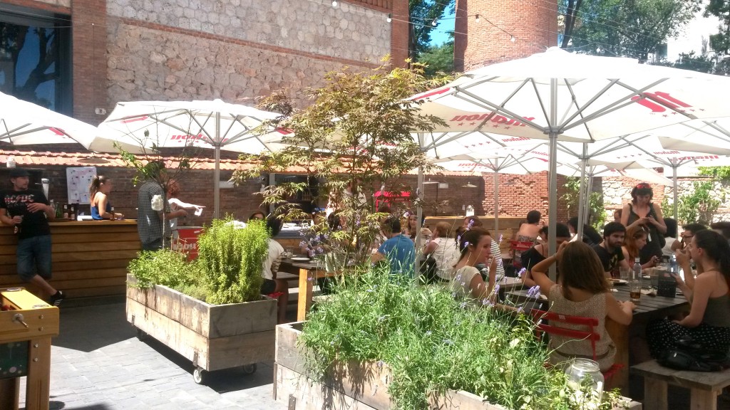 La Cantina cafe and restaurant at Matadero by Naked Madrid